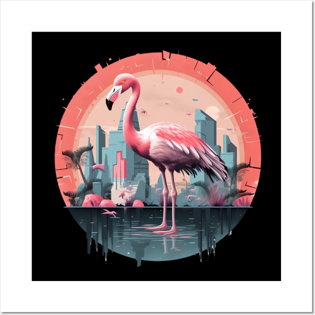 Flamingo Tropical , Love Flamingos Wall Art by dukito